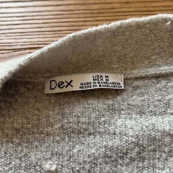 DEX - OVERSIZED LONG BUTTON DOWN CARDIGAN - Picture 11 of 15